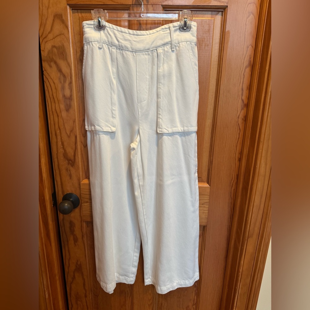 YFB White Wide-Leg Pocket Pants NWOT
